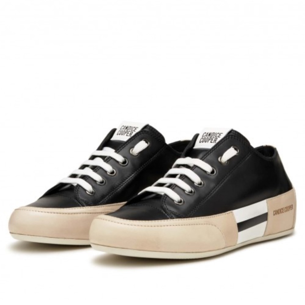 NWT Candice Cooper ROCK PATCH S - Leather sneakers - Black - Picture 2 of 15